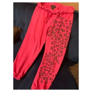Ankle Joggers, Leopard with Crystal Accents